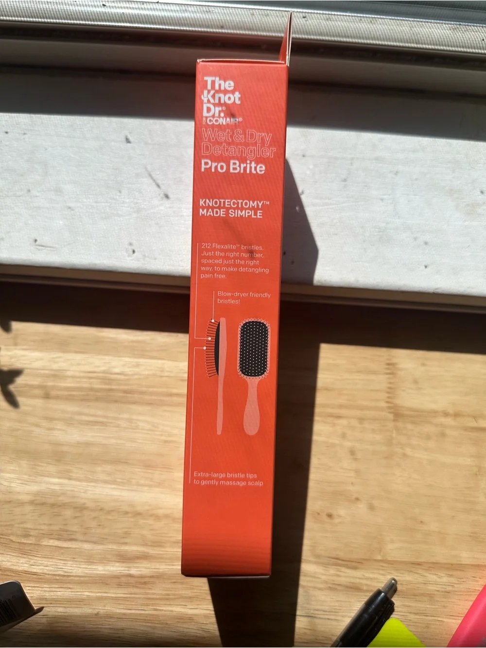 Conair Pro Brite Wet & Dry Detangler Brush — pink the knot doctor